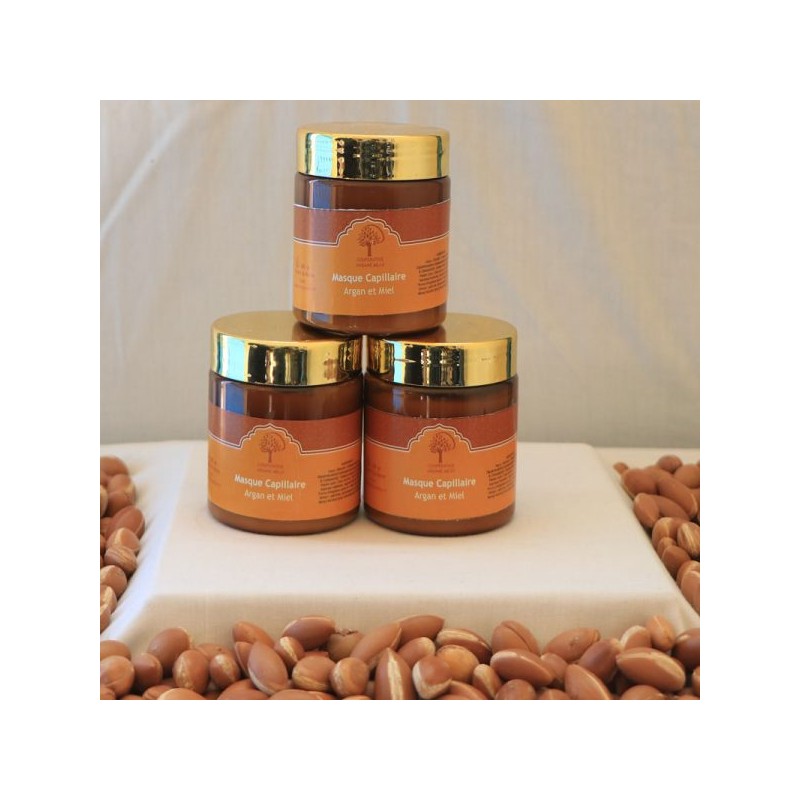 Argane Mejji:  Masque capillaire Argan et Miel