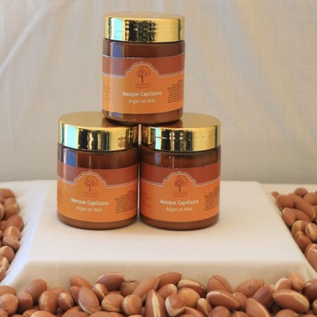 Argane Mejji:  Masque capillaire Argan et Miel